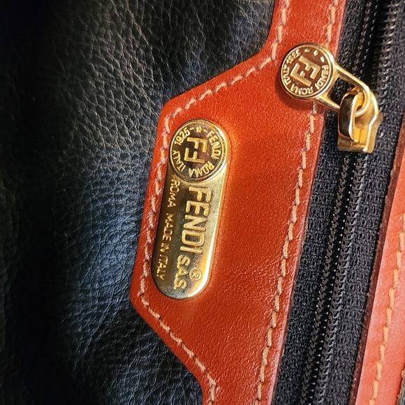 Fendi Large Vintage Portfolio Clutch Bag